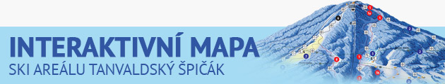 Interaktivní mapa Ski areálu Tanvaldský Špičák